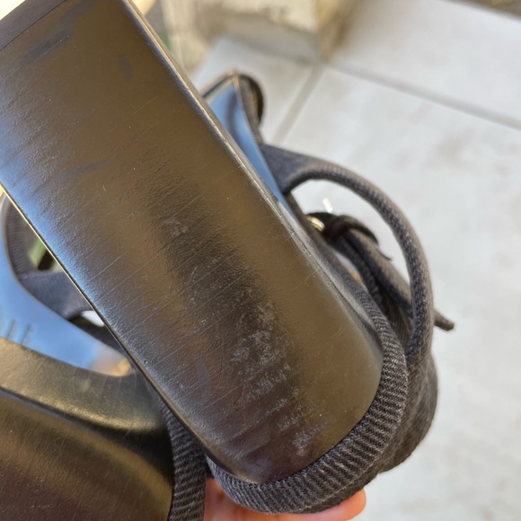 Balenciaga Denim Block Heels - Picture 5 of 9